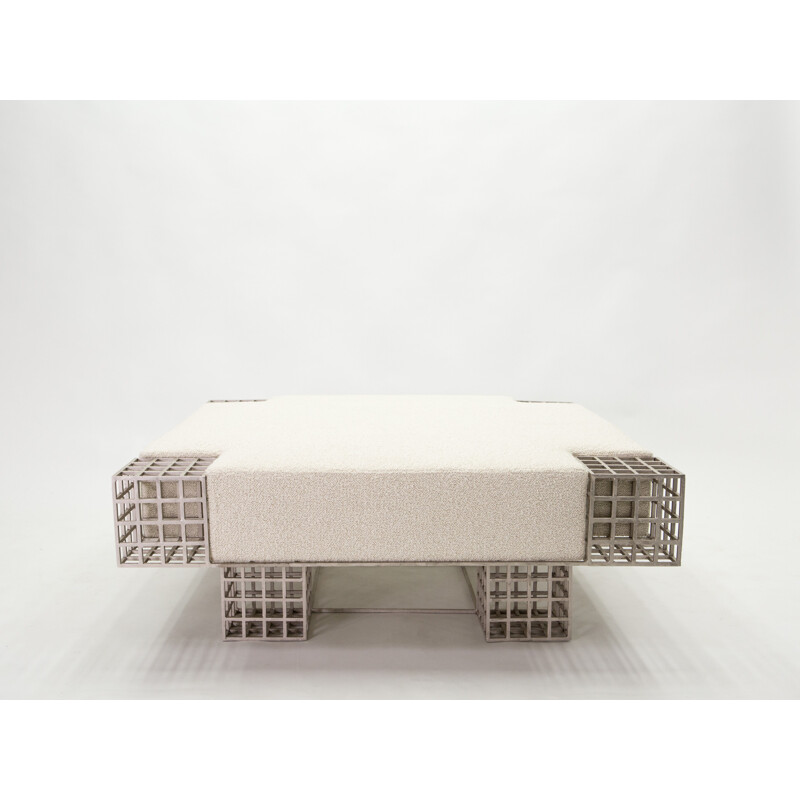 Large vintage ottoman by Carla Sozzani, Milan 1990s