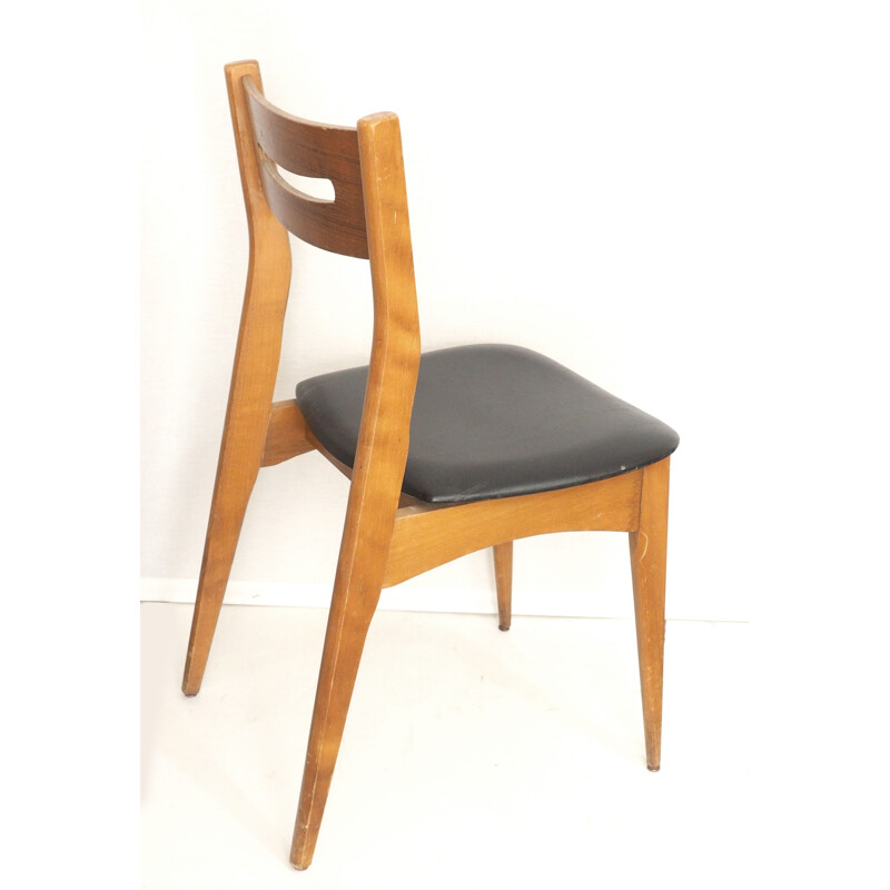 Vintage skai chair, Scandinavian 1960s