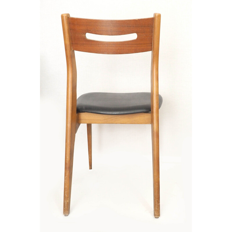 Vintage skai chair, Scandinavian 1960s