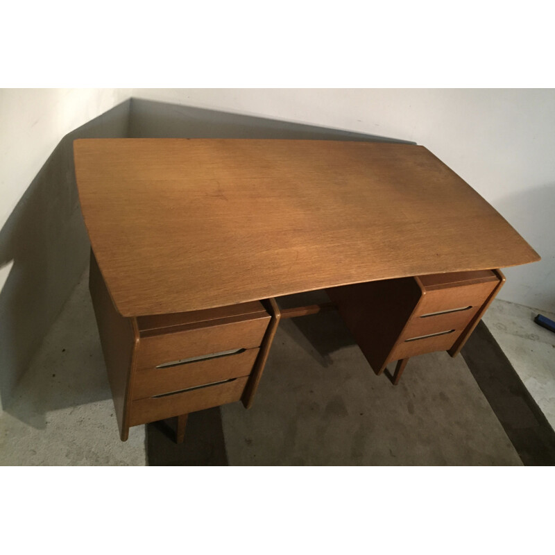Vintage Jacques Hauville's desk for Bema