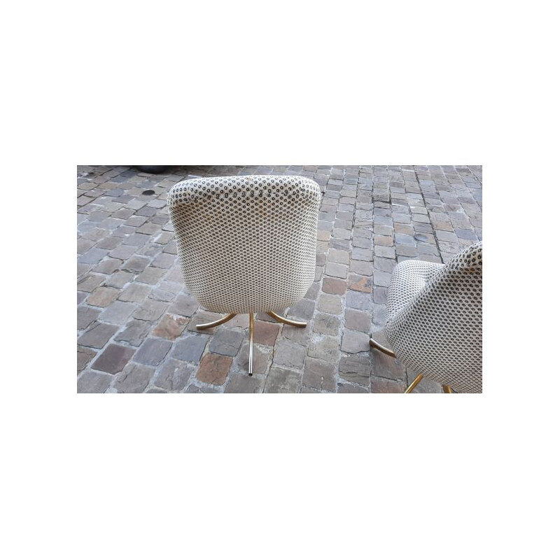 Set of 3 vintage armchairs, Scandinavian