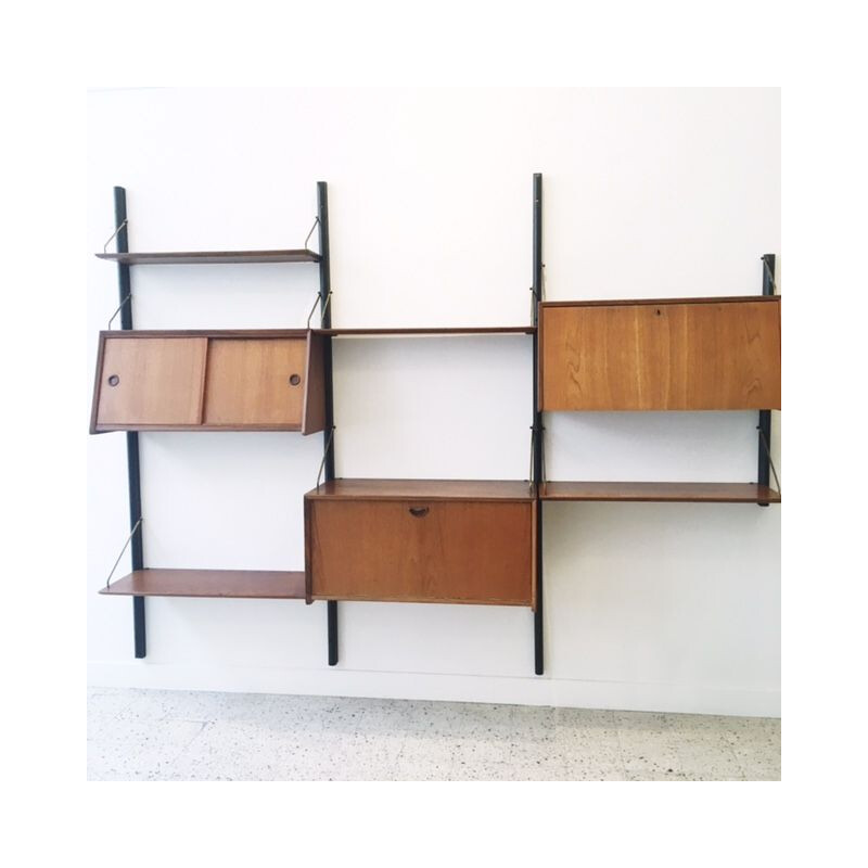 Vintage Modular Wallunit by Louis Van Teeffelen for WéBé, Netherlands