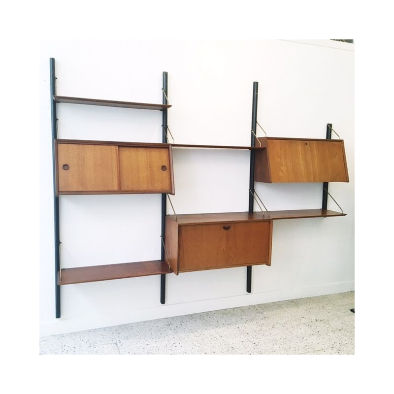 Vintage Modular Wallunit by Louis Van Teeffelen for WéBé, Netherlands