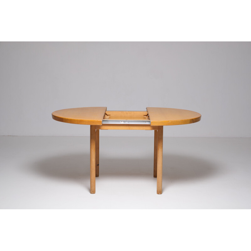 Vintage extendable dining table by Robert Sentou, France 1950s