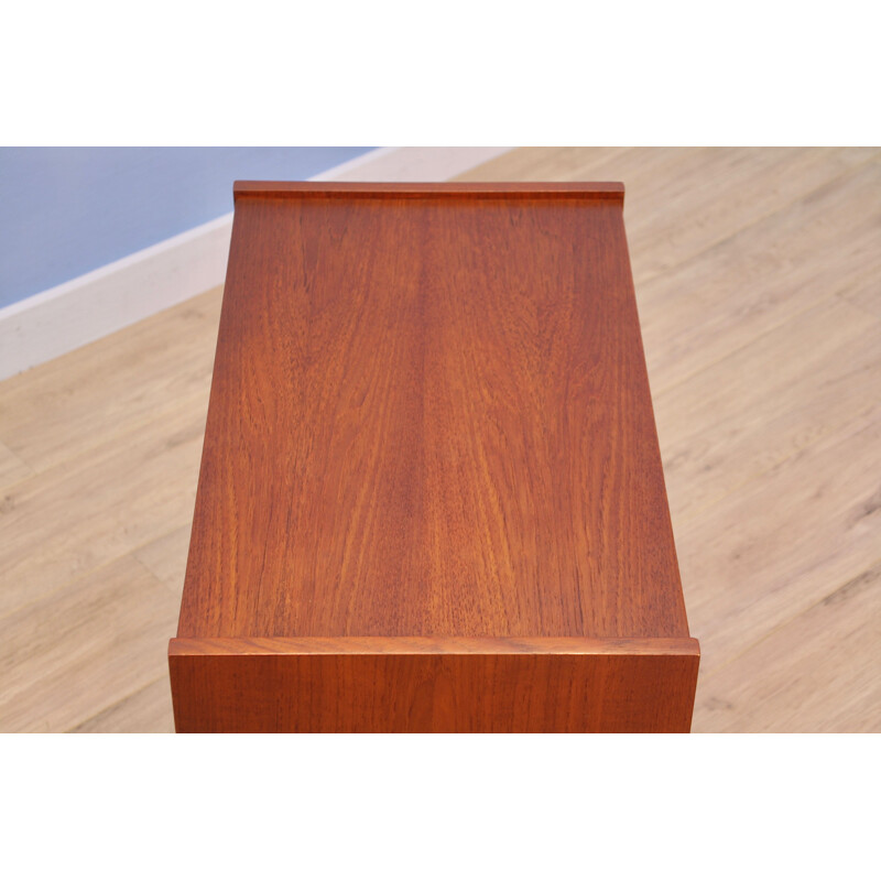 Vintage sewing table  side table in teak, Danish 1960s