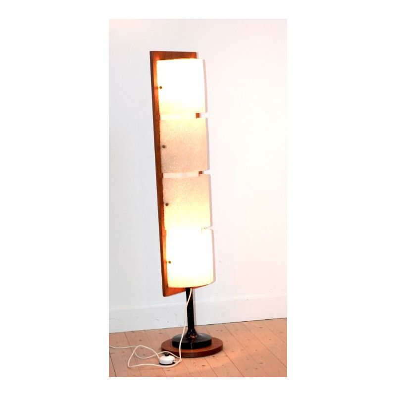 Vintage resin floor lamp 1960s