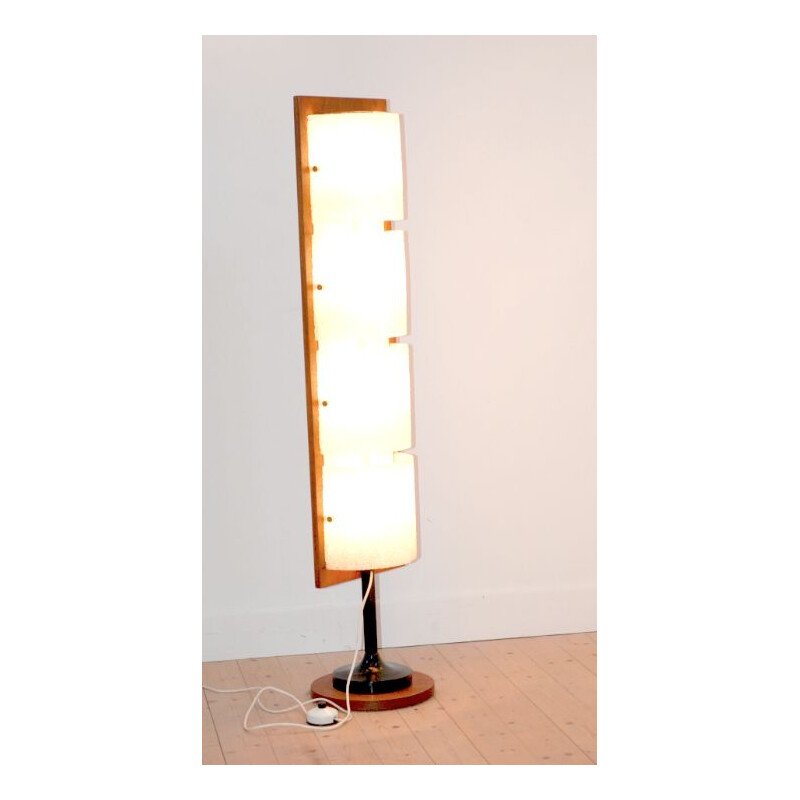 Vintage resin floor lamp 1960s