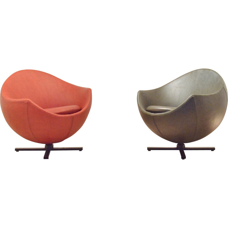 Pair of "Mars" armchairs, Pierre GUARICHE - 1950s