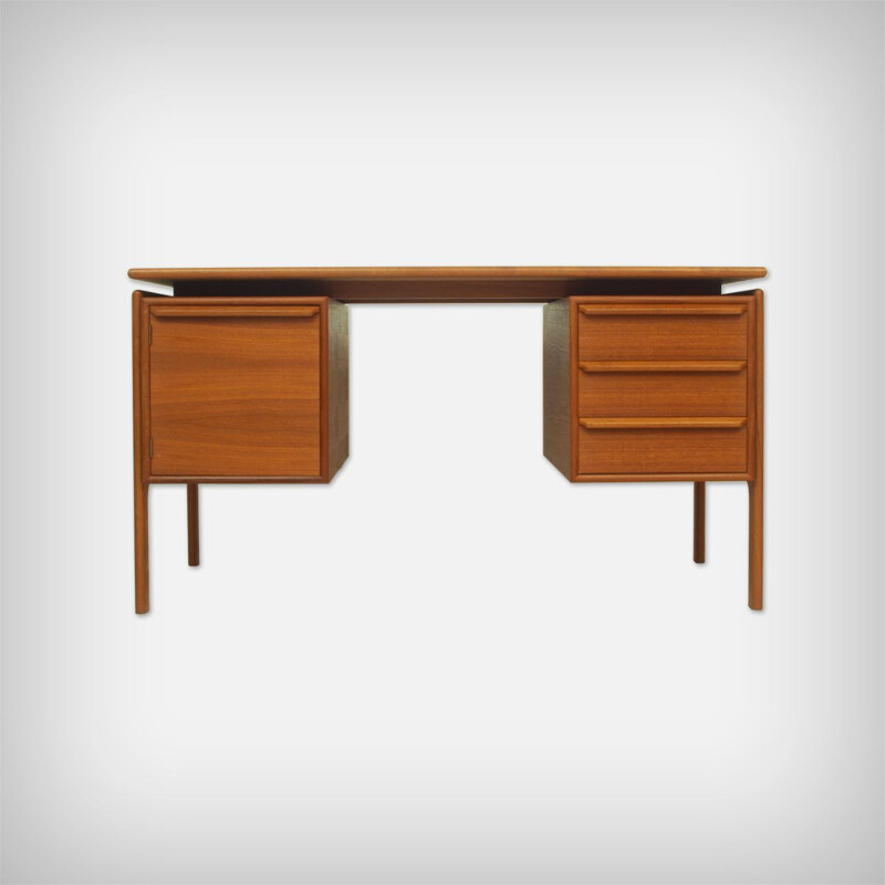 Vintage Teak Desk by G.V. Mobler, Denmark 1960s