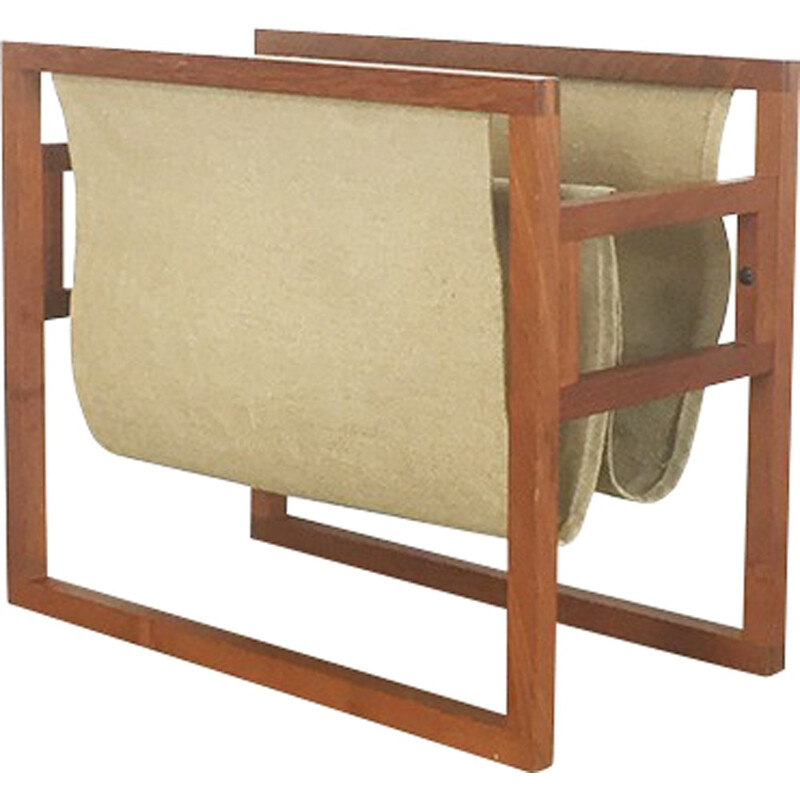 Teak magazine rack, Kai KRISTIANSEN - 1960s