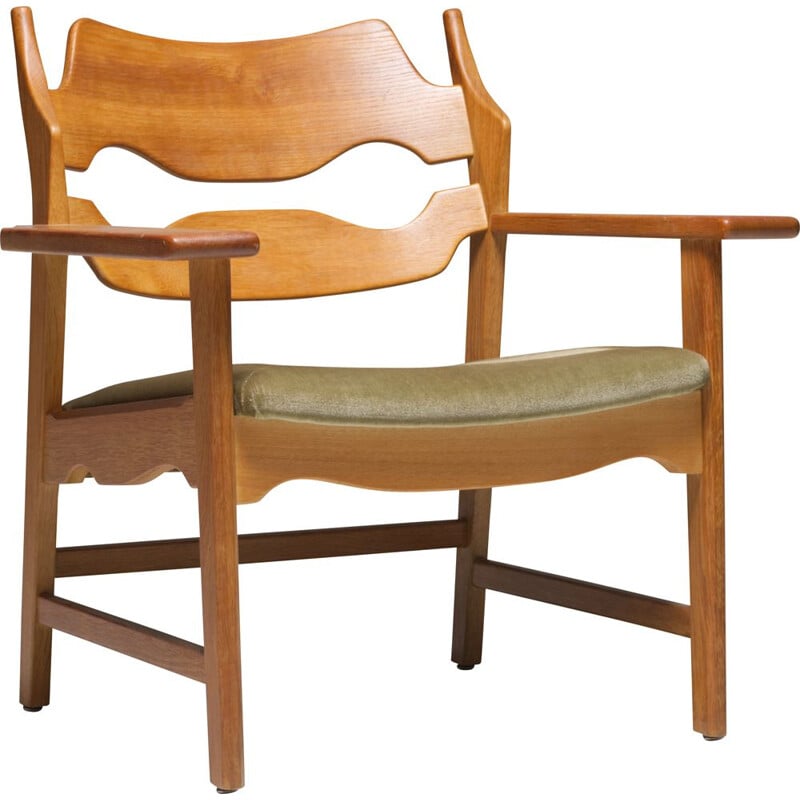 Lot de 4 fauteuils vintage par Henning Kjaernulf, Danemark 1960