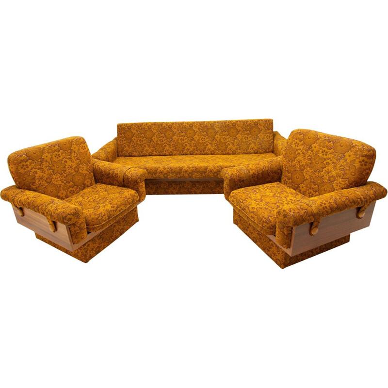 Vintage living room set by Jitona, Czechoslovakia 1970s