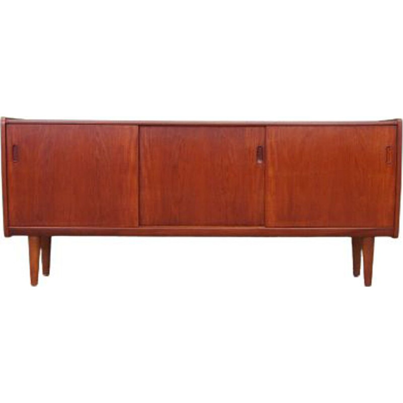 Vintage teakhouten dressoir van PMJ Viby J, Deens 1970