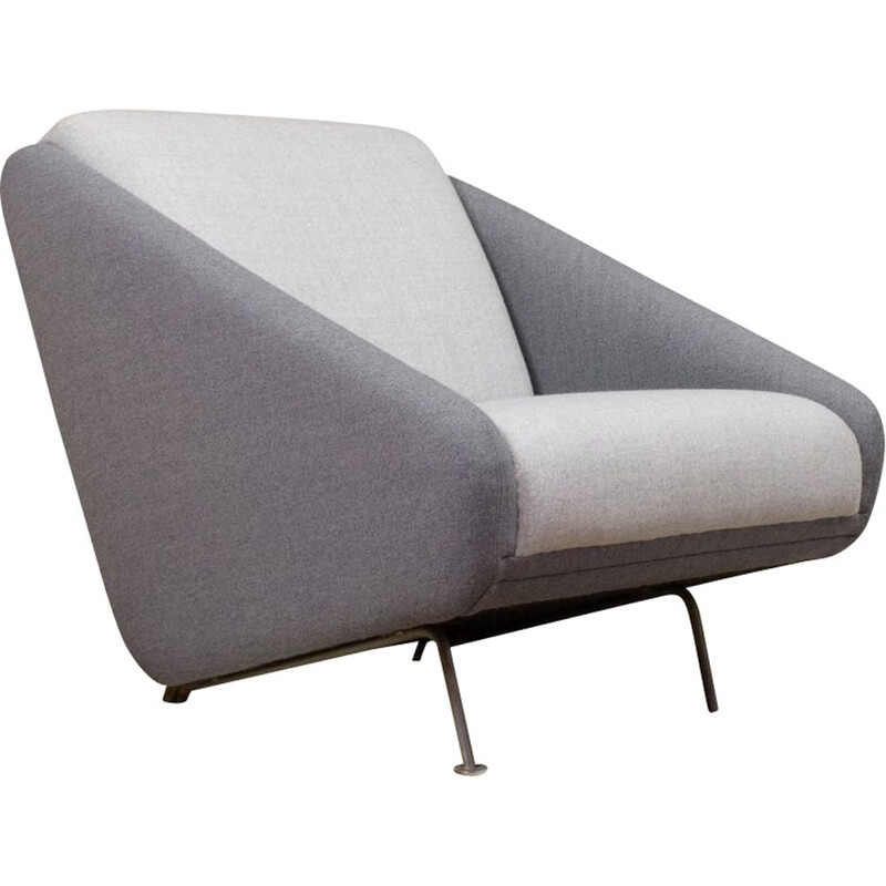 Vintage club chair grey by Theo Ruth for Artifort 1958s