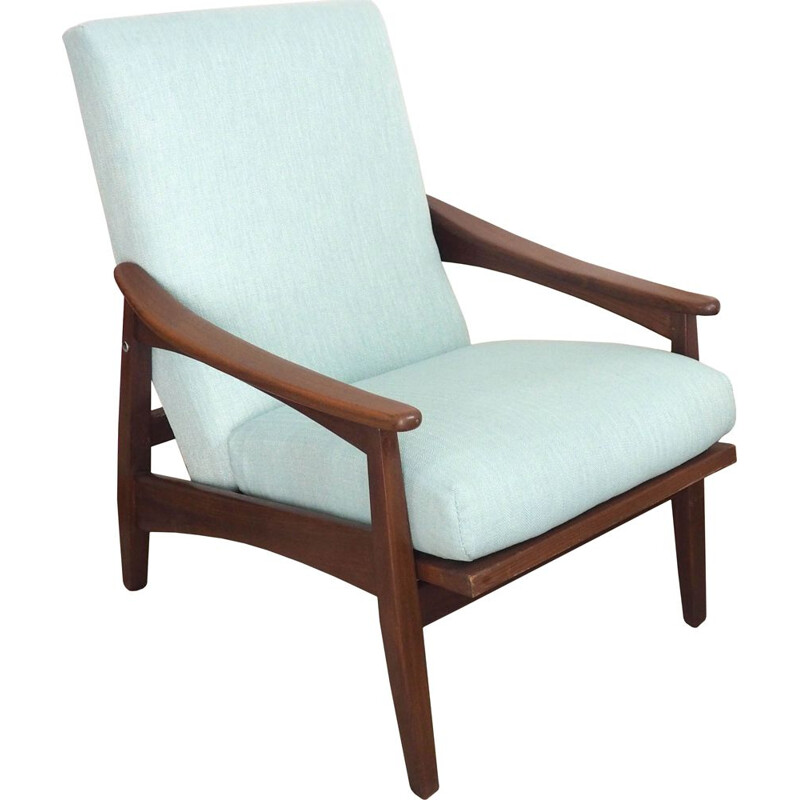 Fauteuil vintage inclinable en teck, Scandinave