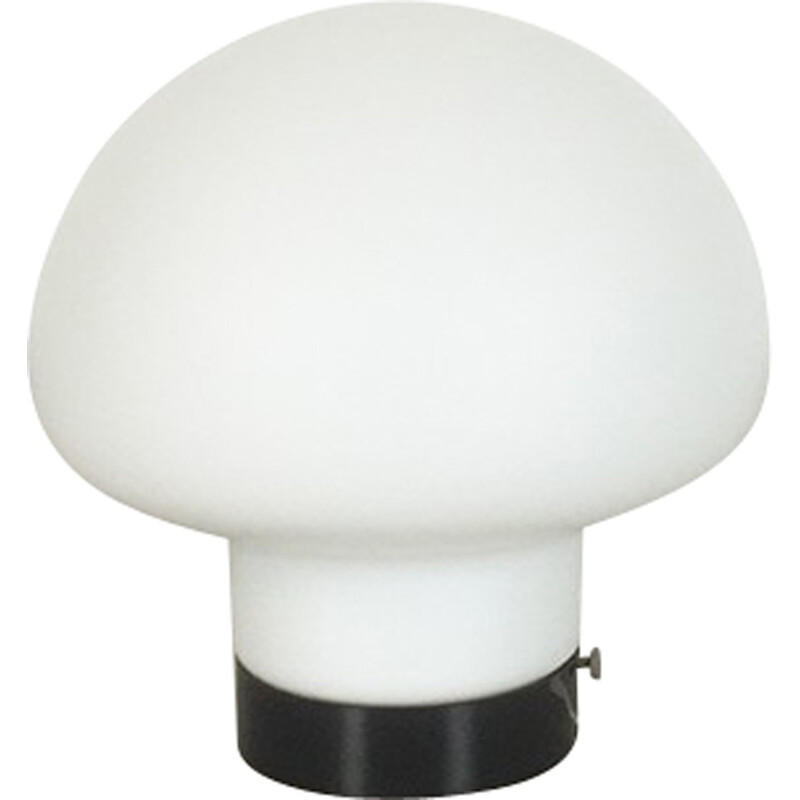 Peil & Putzler "Mushroom" desk lamp in frosted glass - 1960s