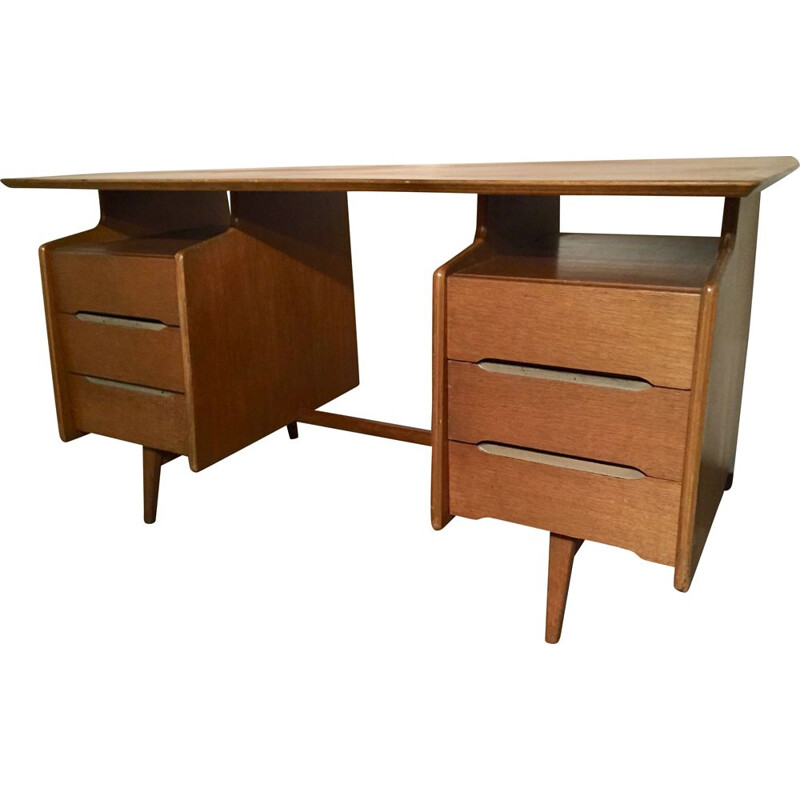 Vintage Jacques Hauville's desk for Bema