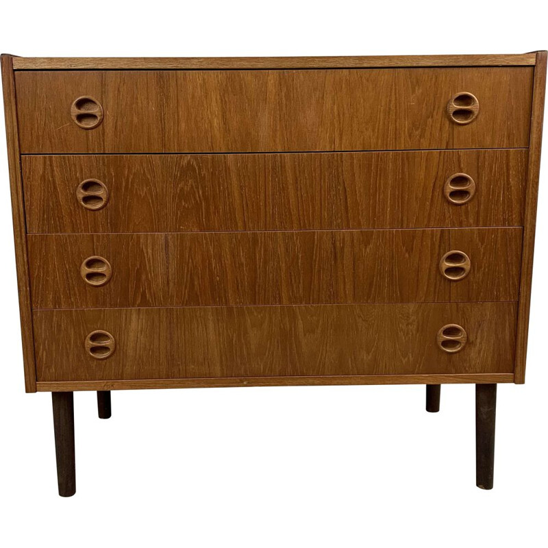 Vintage teak chest of drawers, Scandinavian 1960s