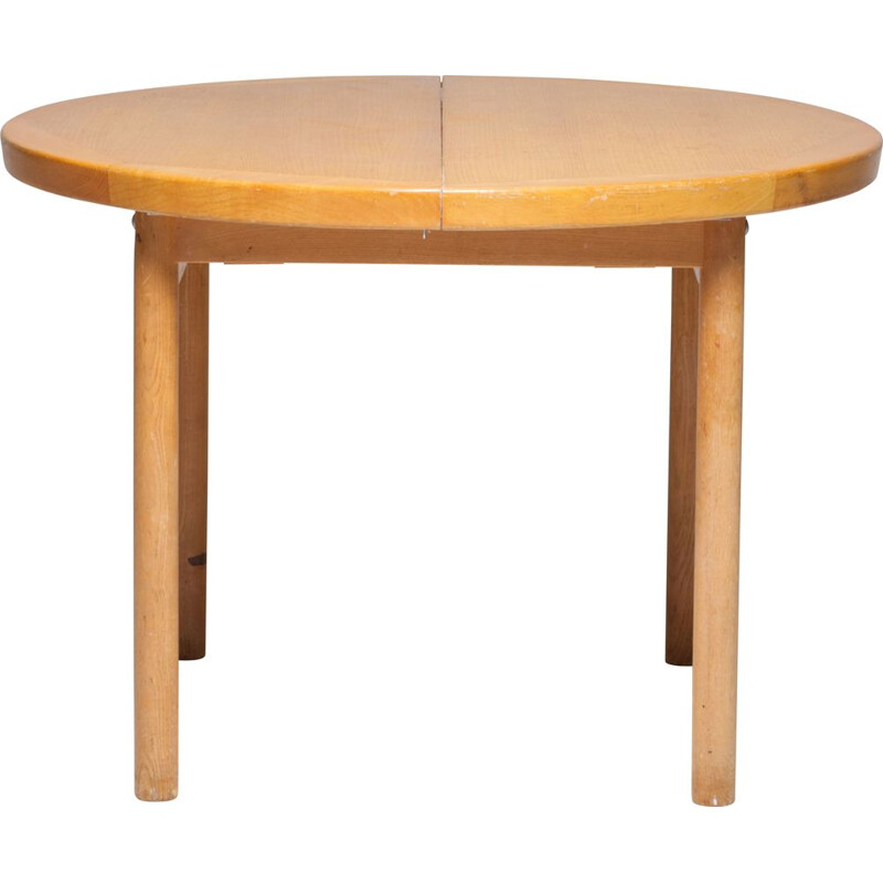 Table vintage extensible de Robert Sentou, France 1950