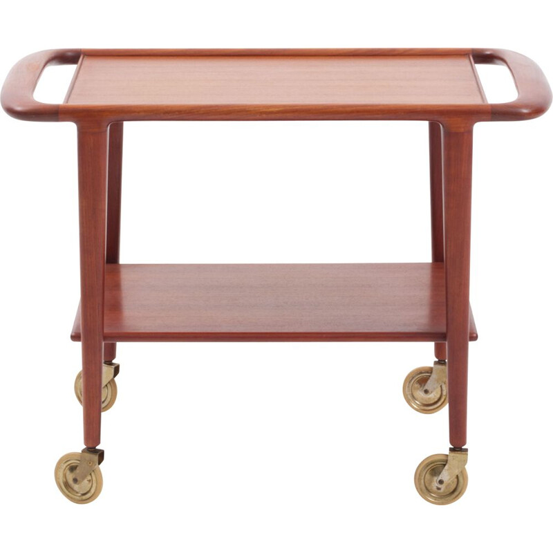 Vintage teak wagon by Niels Otto Moller and J.L. Mollers, Denmark 1960s