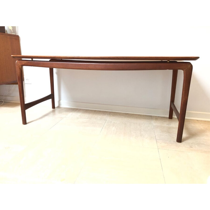 Vintage coffee table by Peter Hvidt and Orla Mølgaard-Nielsen for France and Daverkosen, Scandinavian 1950