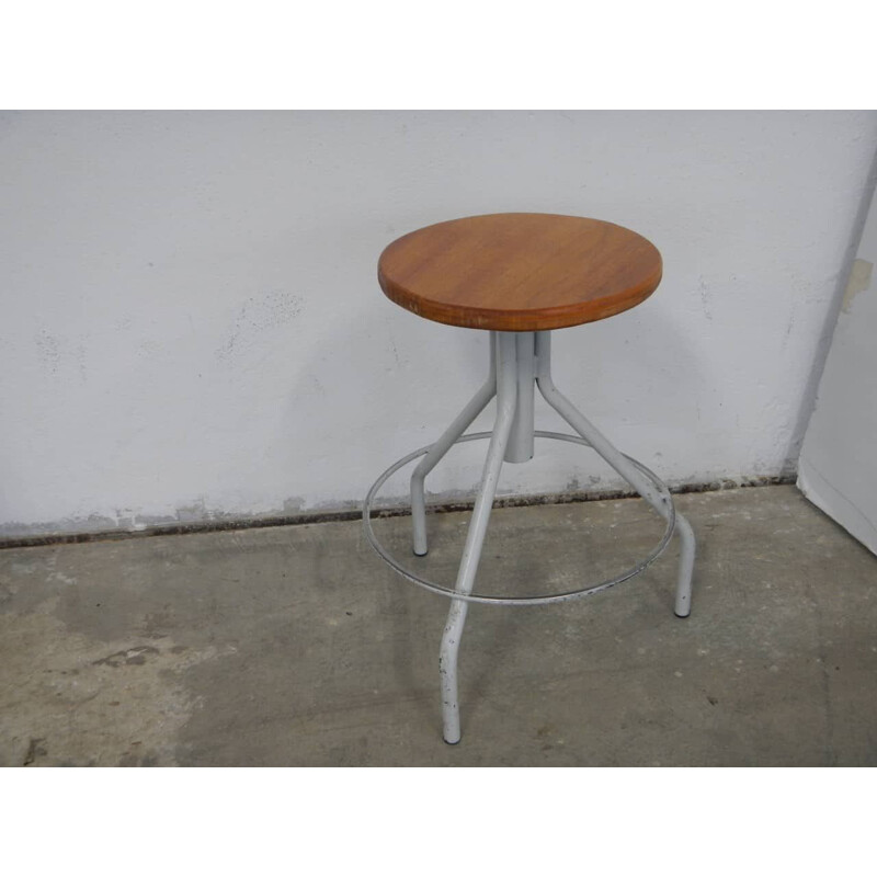 Vintage beech school stools