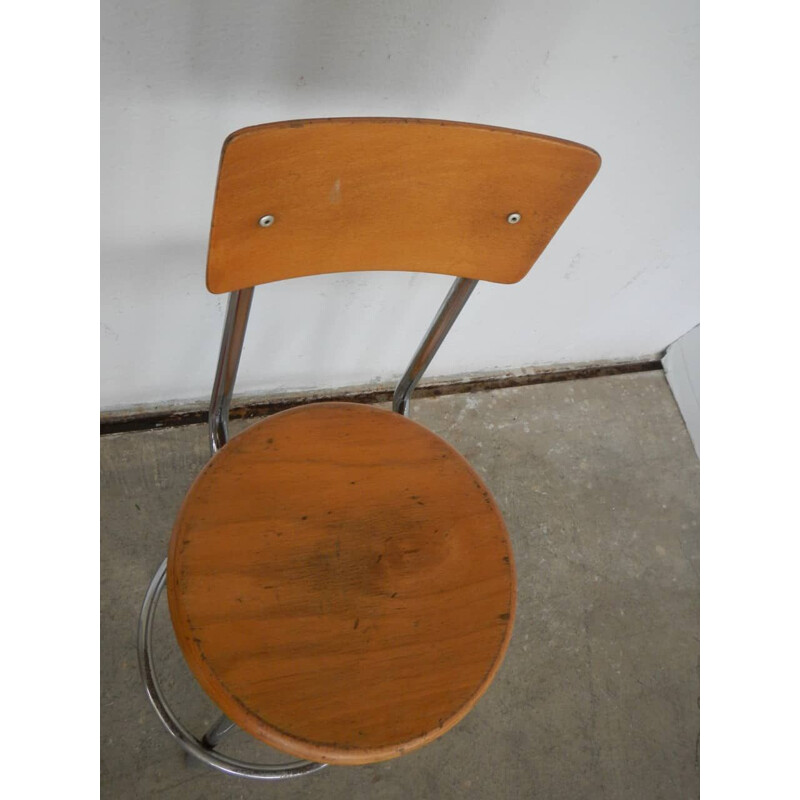 Set of 4 vintage optician stools