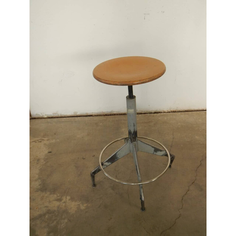 Vintage industrial stool