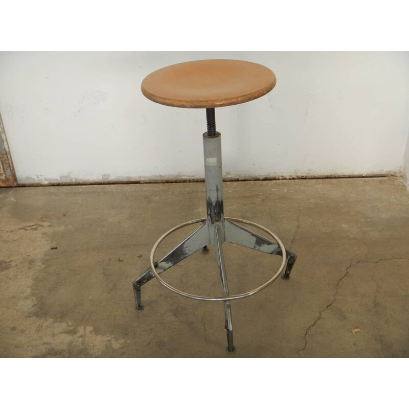 Vintage industrial stool