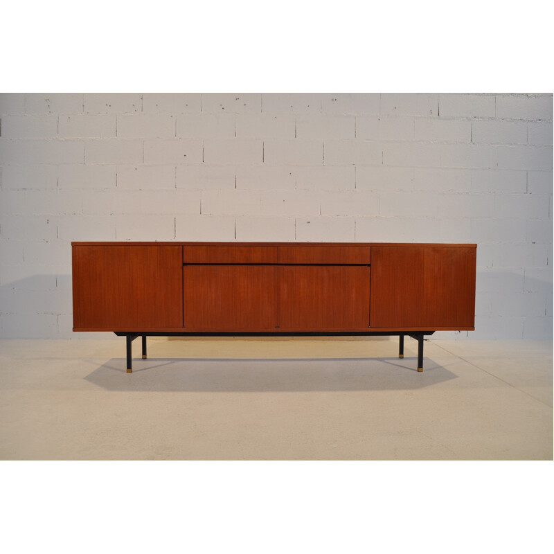 Sideboard in teak, Paul Geoffroy - 1960s