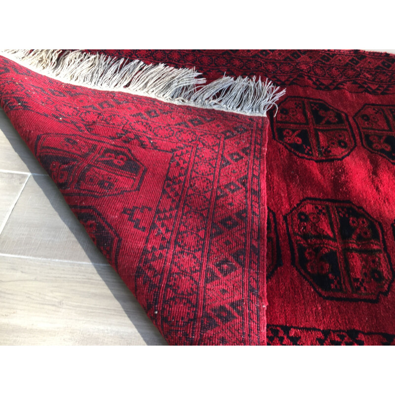 Vintage Afgan Wool Rug 1930s