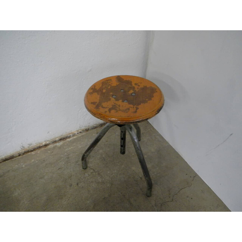 Vintage wood stool