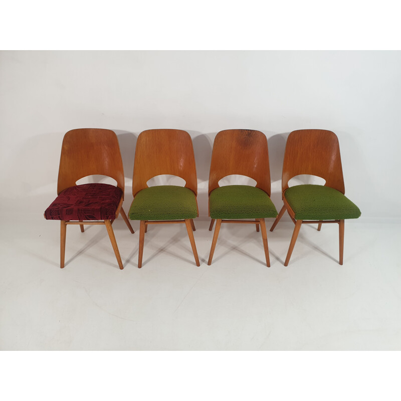 Set of 4 vintage Dining Chairs by Oswald Haerdtl 1960s