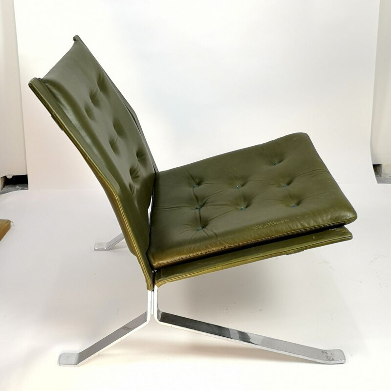 Vintage handmade steel armchair, 1960
