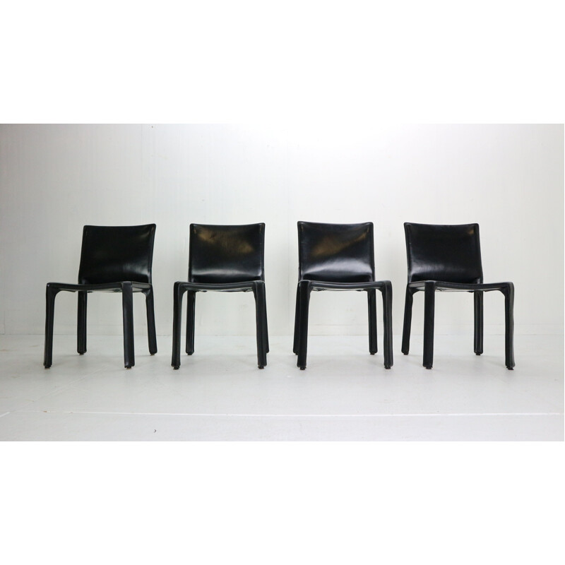 Set of 4 vintage by Mario Bellini, Italy 1970s