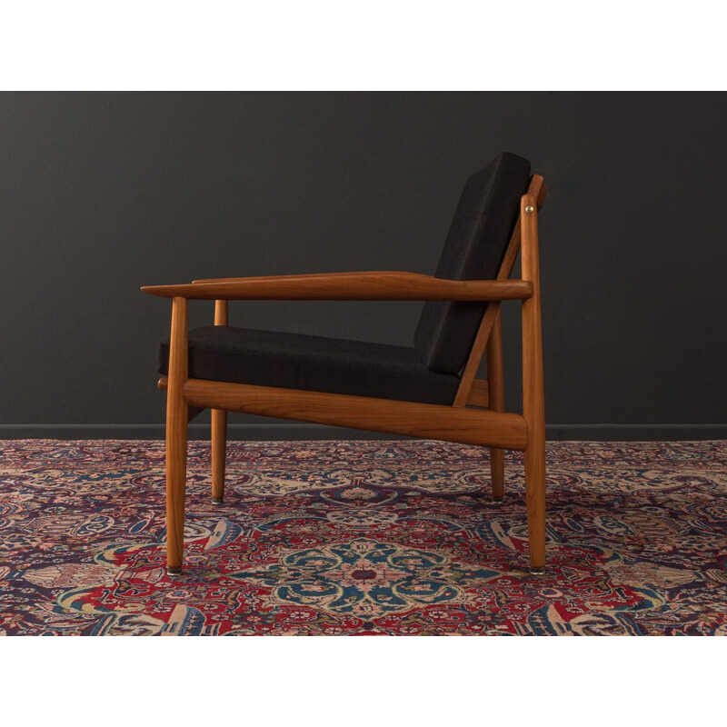 Fauteuil vintage structure en teck par Arne Vodder 1960