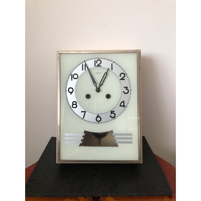 Vintage Art Decon wall kitchen clock Kienzle, Germany