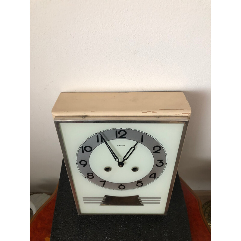 Vintage Art Decon wall kitchen clock Kienzle, Germany