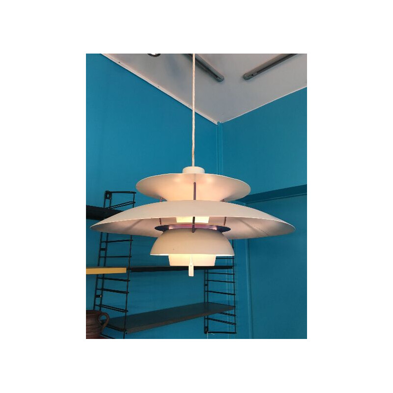 Vintage suspension lamp by Louis Poulsen, Danish 1970s