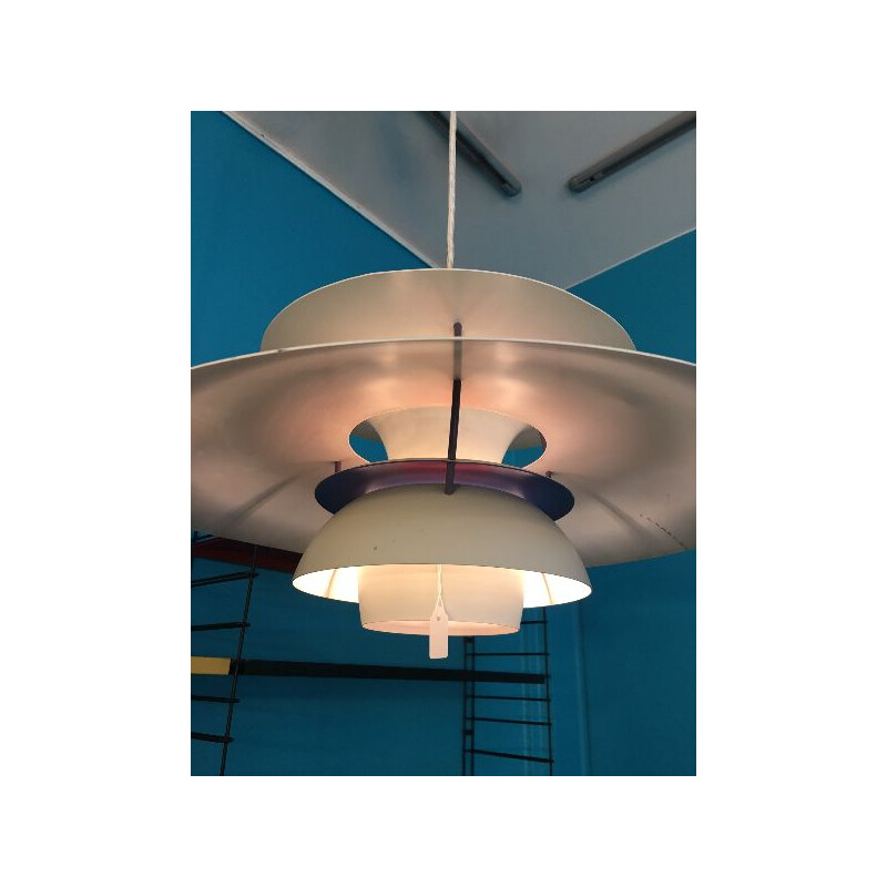 Vintage suspension lamp by Louis Poulsen, Danish 1970s