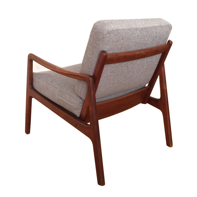 FD109 France & Son Scandinavian armchair in teak, Ole WANSCHER - 1950s