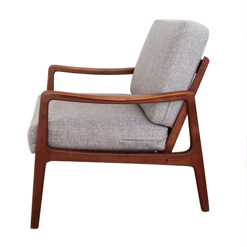 FD109 France & Son Scandinavian armchair in teak, Ole WANSCHER - 1950s