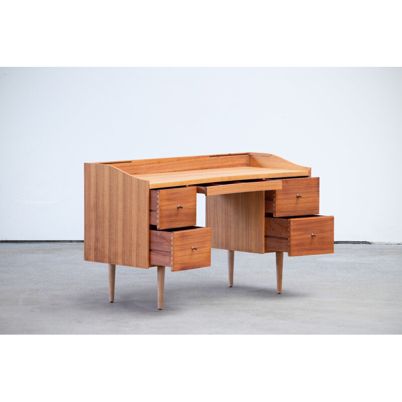 Vintage teak desk, Scandinavian 1960s