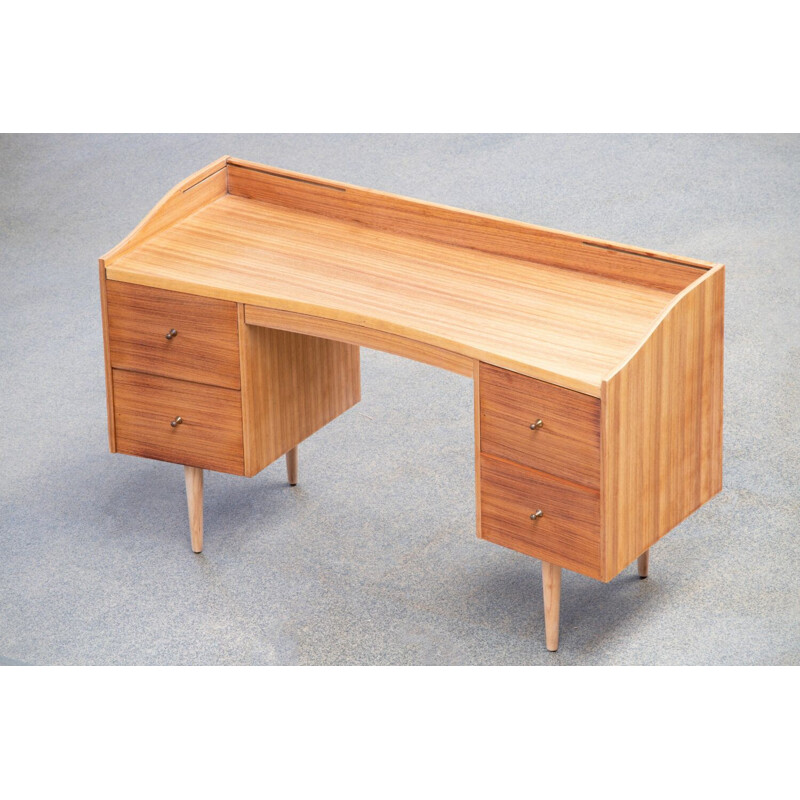 Vintage teak desk, Scandinavian 1960s