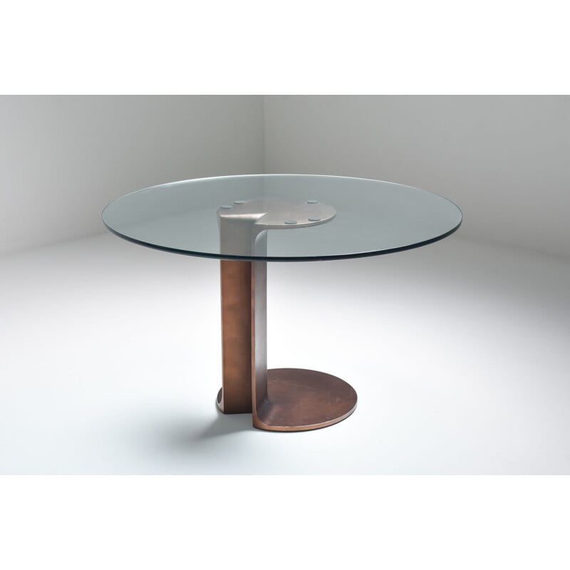 Vintage Bronze Table TL59 by Afra & Tobia Scarpa for Poggi 1970