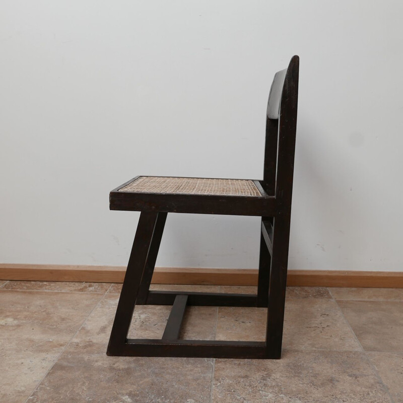 Vintage Box Chair von Pierre Jeanneret 1960