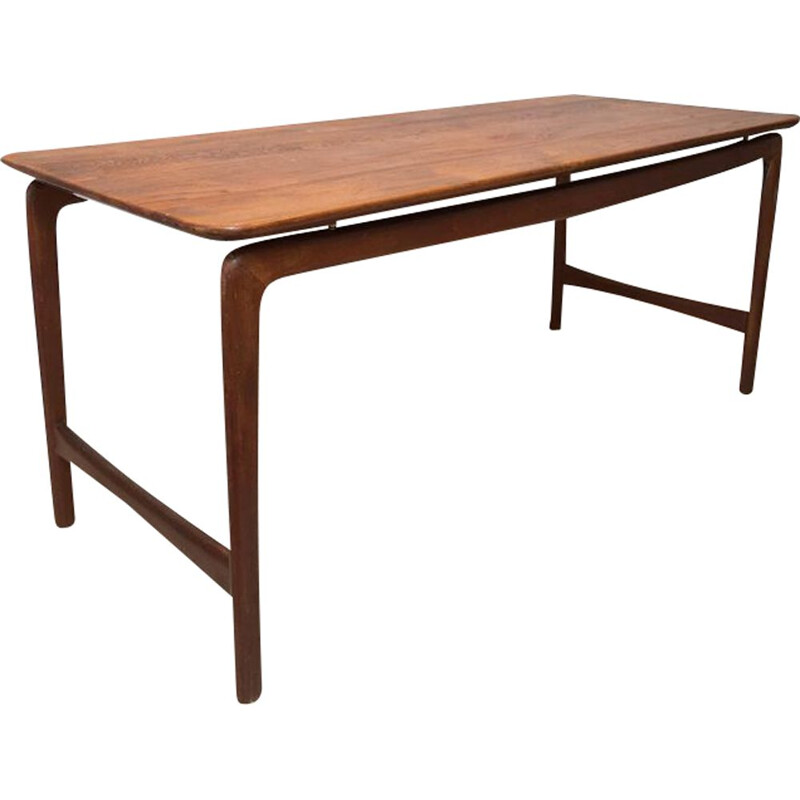 Vintage coffee table by Peter Hvidt and Orla Mølgaard-Nielsen for France and Daverkosen, Scandinavian 1950