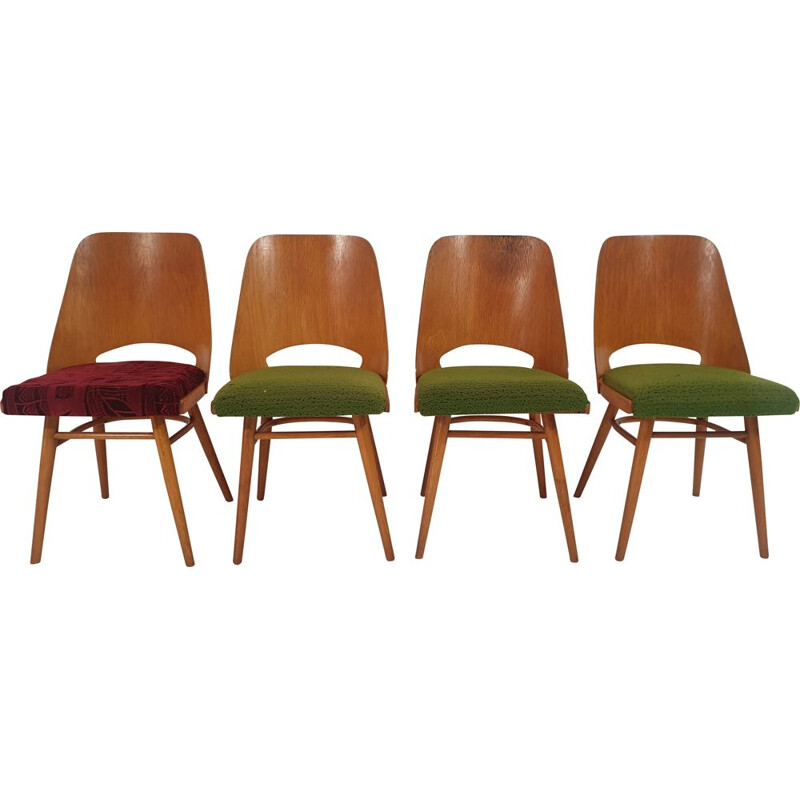 Suite de 4 chaises vintage par Oswald Haerdtl 1960