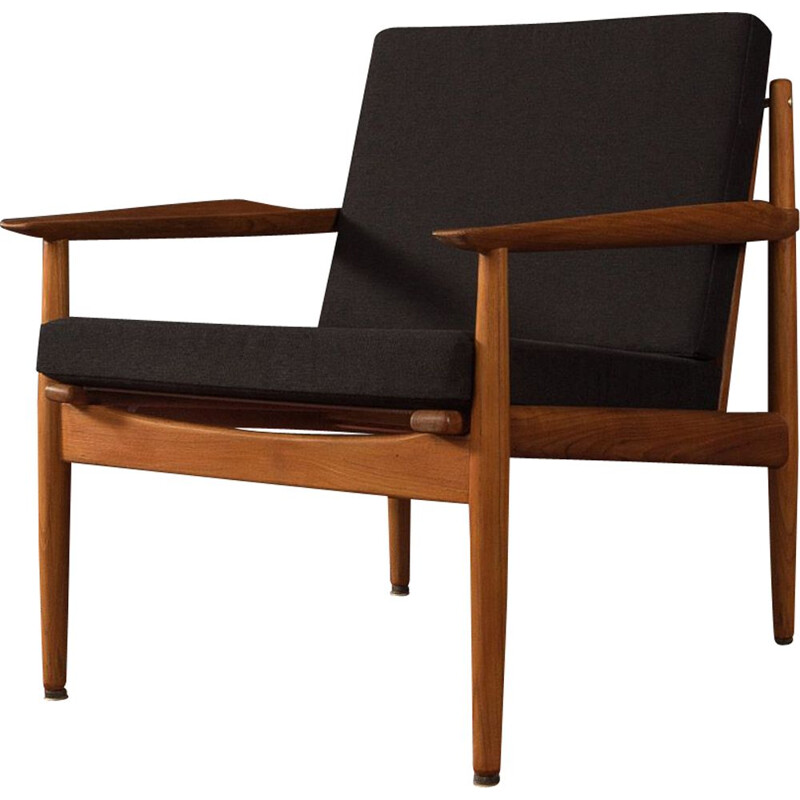 Vintage Armchair frame in teak by Arne Vodder 1960s