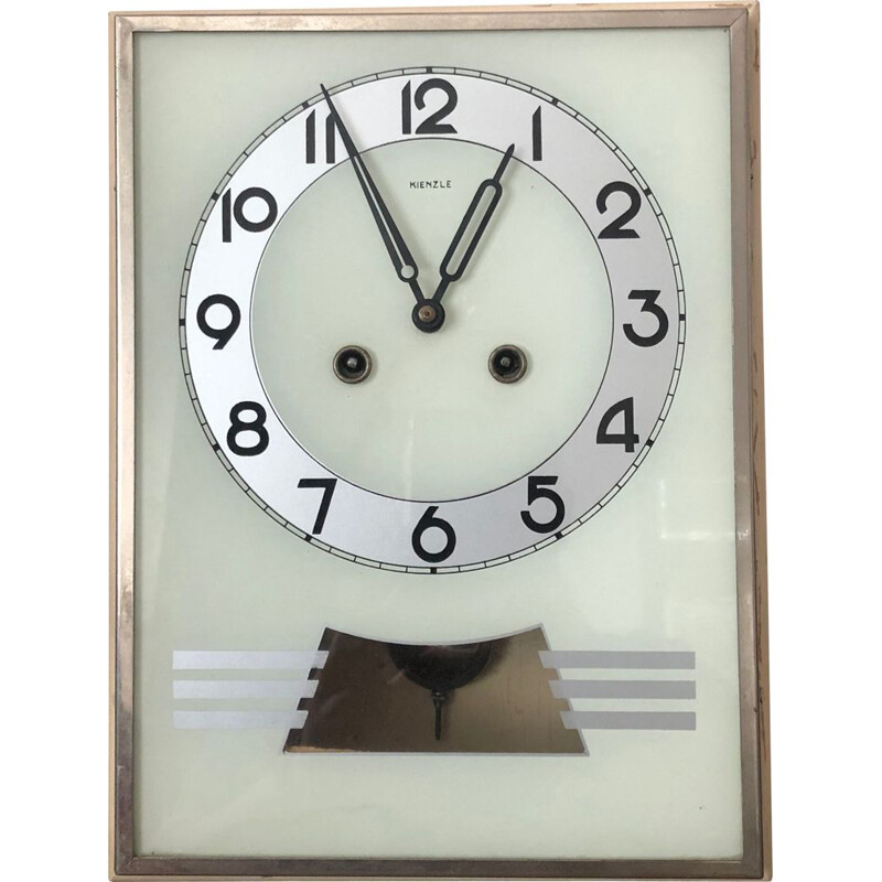 Vintage Art Decon wall kitchen clock Kienzle, Germany